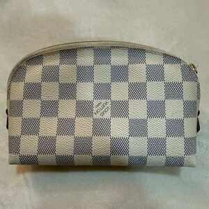 Louis Vuitton Authentic Damier Azur Cosmetic Pouch PM 🔥
